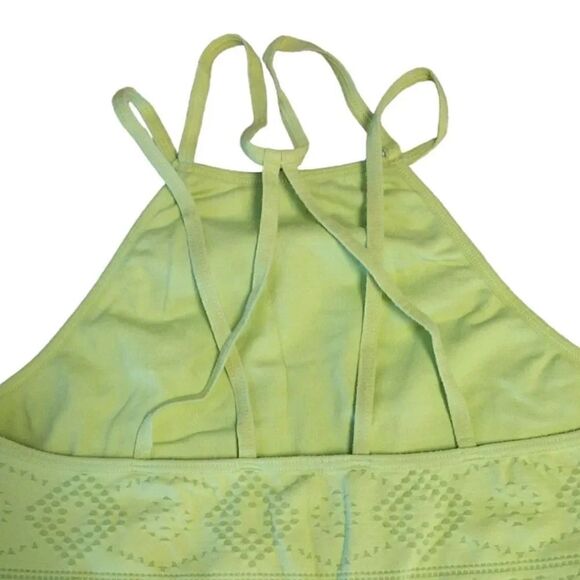 Victoria's Secret 2016 Neon High Neck Strappy Textured Bralette Small - Picture 7 of 14